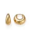 Alberto Amati 14k Yellow Gold Tapered Tube Hoop Earrings - Exclusive In Gold