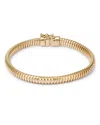 Alberto Amati 14k Yellow Gold Tubogas Link Bracelet In Gold