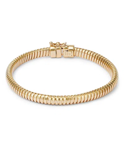 Alberto Amati 14k Yellow Gold Tubogas Link Bracelet
