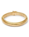 Alberto Amati 14k Yellow Gold Tubogas Wide Link Bracelet In Gold