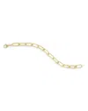 Alberto Amati 14k Yellow Gold Twist Style Paperclip Link Bracelet In Gold