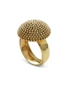 Alberto Amati C 14k Yellow Gold Puntinato Sphere Statement Ring In Gold