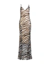 Alberto Audenino Woman Maxi Dress Black Size M Polyester In Black