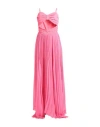 ALBERTO AUDENINO ALBERTO AUDENINO WOMAN MAXI DRESS FUCHSIA SIZE M POLYESTER, ELASTANE