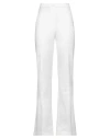 Alberto Audenino Woman Pants White Size L Polyester, Elastane In White