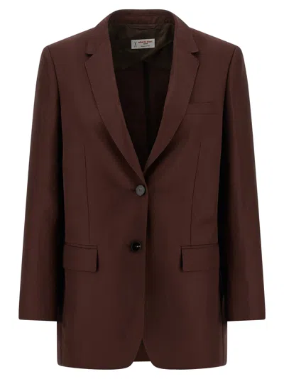 Alberto Biani 'america' Blazer In Brown