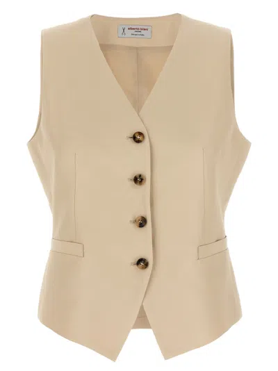 ALBERTO BIANI BEIGE VISCOSE VEST
