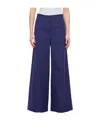 Alberto Biani Belt Loops Slacks In Blue
