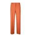 Alberto Biani Belt Loops Slacks In Orange
