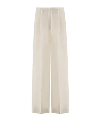 Alberto Biani Belt Loops Slacks In Beige