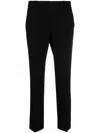 Alberto Biani Stripe Detail Tailored Trousers In Black