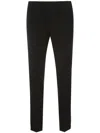 Alberto Biani Stripe Detail Tailored Trousers In Black