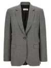 Alberto Biani Houndstooth Blazer In Blackwhite