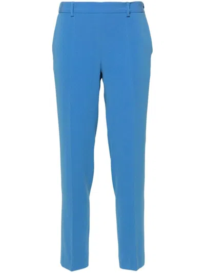 ALBERTO BIANI BLUE CADY TROUSERS