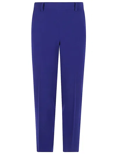 ALBERTO BIANI BLUE LIGHT CADY TROUSERS