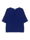 Alberto Biani Elegant Cady Blouse With Tricetate