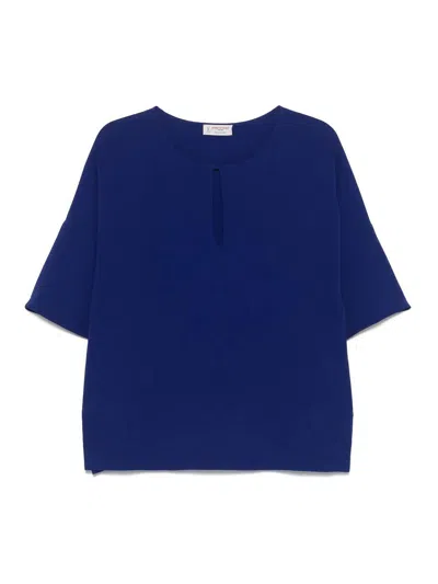 ALBERTO BIANI BLUE BLOUSE