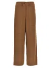 Alberto Biani Work Straight Trousers In Brown