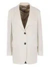 Alberto Biani Button-fastening Jacket In White