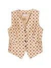 Alberto Biani Buttoned Patterned Waistcoat In Multi