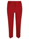 Alberto Biani Cady Flared Trousers In Red