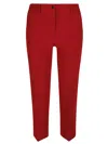 Alberto Biani Cady Flared Trousers In Red