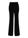 Alberto Biani Flared Tailored Trousers In Black