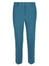 Alberto Biani Cady Flared Trousers In Sky Blue