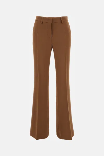 Alberto Biani Cady Trousers In Brown