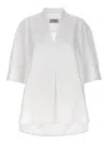 Alberto Biani White Tuxedo Shirt In White