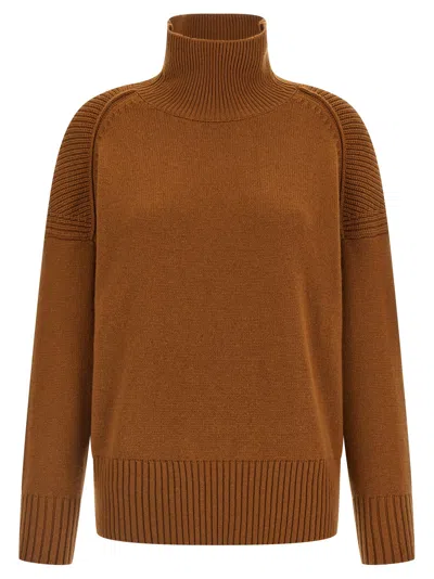 Alberto Biani Cashmere Sweater In Brown