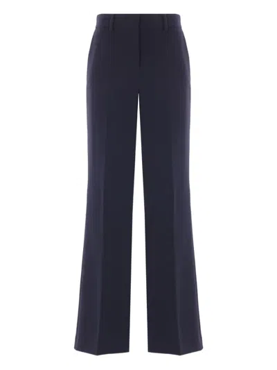 ALBERTO BIANI CENTRAL-CREASE FLARED TROUSERS