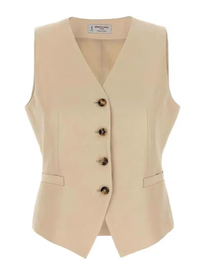 ALBERTO BIANI LINEN VISCOSE VEST