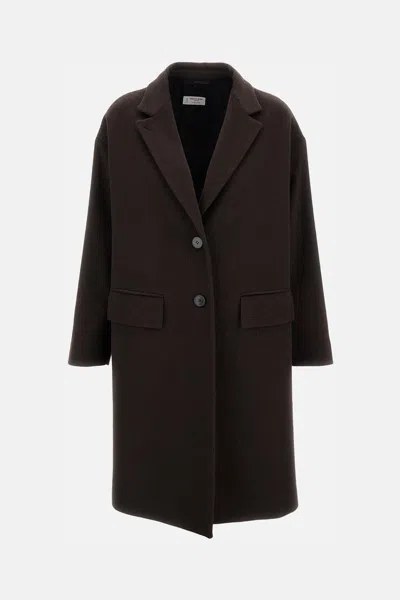 Alberto Biani Coat In Brown