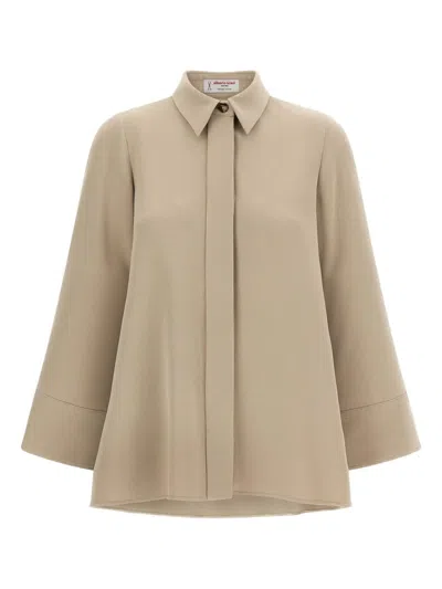 ALBERTO BIANI CONCEALED-BUTTON SHIRT