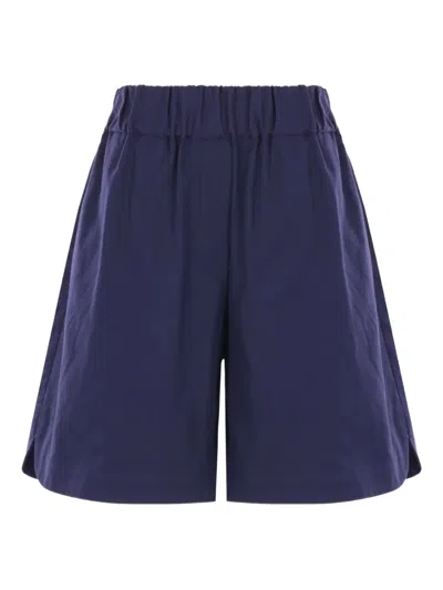 Alberto Biani Cotton Shorts In White