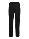 Alberto Biani Elastic Waist Casual Pants In Black