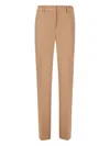 Alberto Biani Dart-detail Side-pocket Trousers In Brown