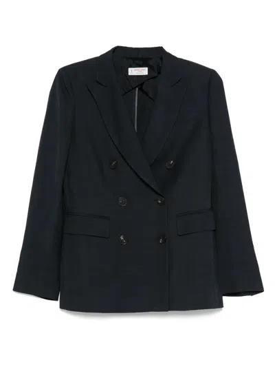 Alberto Biani Double-breasted Blazer In Black
