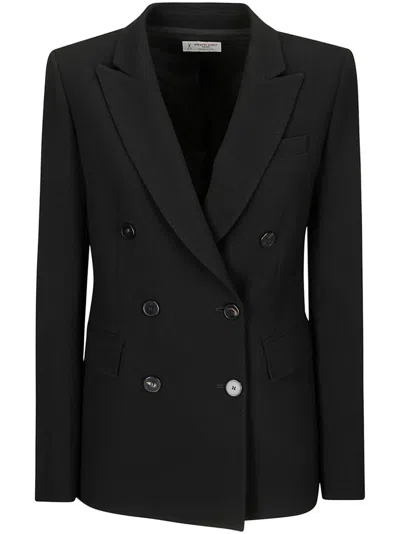 Alberto Biani Double-breasted Blazer In Black