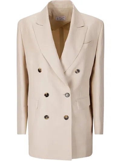 Alberto Biani Double-breasted Blazer In Black