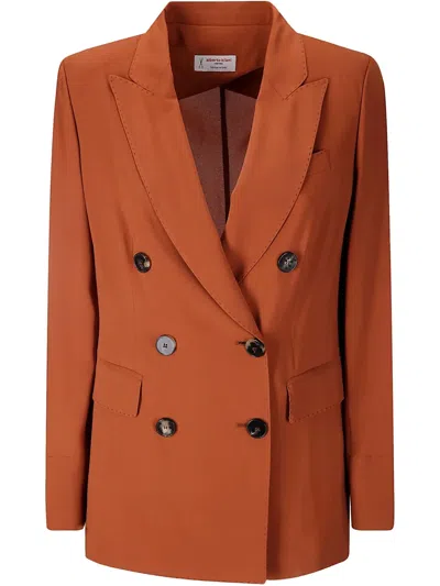 Alberto Biani Double-breasted Blazer In Black