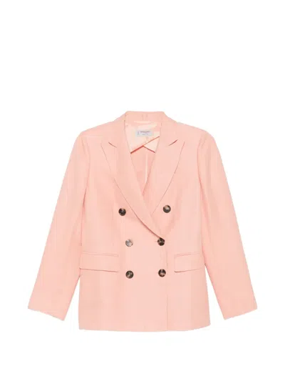 Alberto Biani Double-breasted Buttoned Blazer In Multi