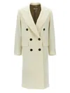 Alberto Biani Double-breasted Coat In White