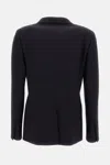 Alberto Biani Double-breasted Smoking Blazer In Black