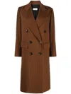 Alberto Biani Double-breasted Virgin-wool Coat