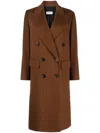 Alberto Biani Double-breasted Wool Jacket In Red