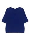 Alberto Biani Elegant Cady Blouse With Tricetate