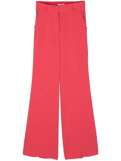Alberto Biani Cady Flared Trousers In Pink