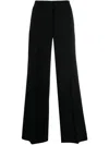 Alberto Biani Trousers Straight Leg Wide-leg Design In Black